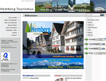 Tablet Screenshot of hemberg-tourismus.ch